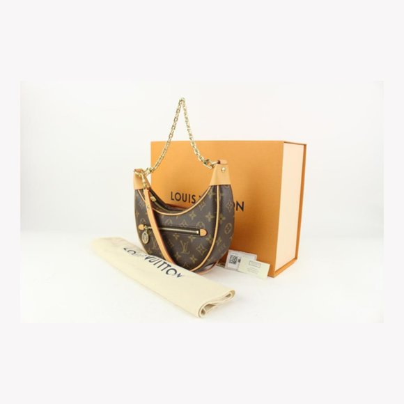 Louis Vuitton Rare Monogram Loop Chain Hobo Crossbody Croissant Bag 1118lv34 - Picture 6 of 12